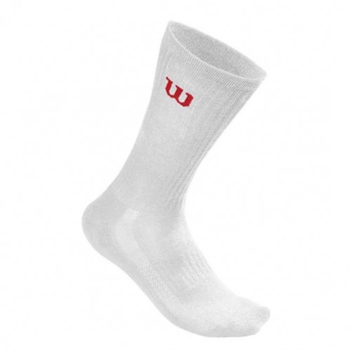 Wilson Crew White Socks 3 Pares Wilson Crew White Socks 3 Pares