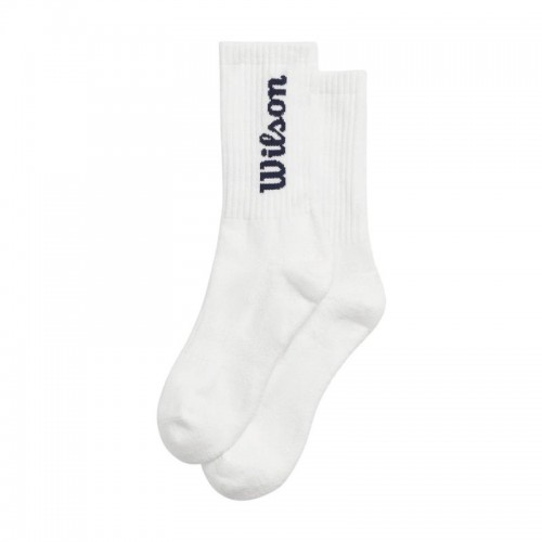 Logo de l?équipage Wilson Chaussettes Bleu marine blanc 1 paire