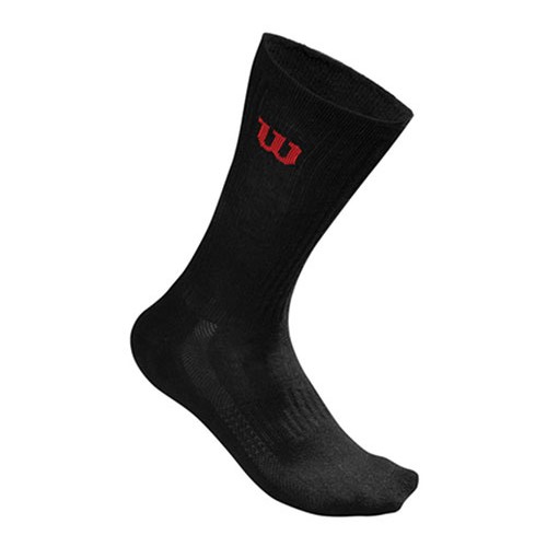 Wilson Crew Black Socks 3 Pares Wilson Crew Black Socks 3 Pares