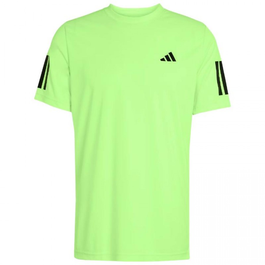 Adidas Club 3 Stripes Lucid Lemon T-Shirt  Offer + Cheap