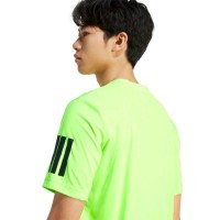 Adidas Club 3 Stripes Lucid Lemon T-Shirt  Offer + Cheap