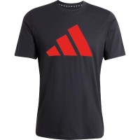 T-shirt adidas Essentials Noir Rouge  Offre - Pas cher