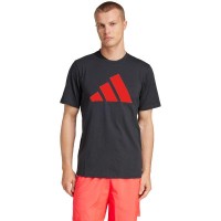 T-shirt adidas Essentials Noir Rouge  Offre - Pas cher