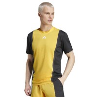 T-Shirt Adidas Freelift Pro Jaune Noir  Offre - Pas cher