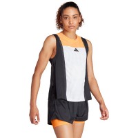 Camiseta Adidas Match Pro Blanco Naranja Negro Mujer  Oferta + Barato