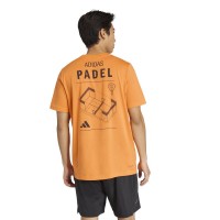 Adidas Padel Graphic Orange T-Shirt