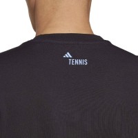 Adidas Tennis AO Graphic T-shirt Noir  Offre - Pas cher