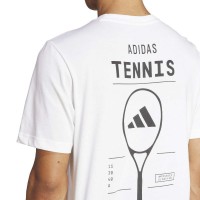 Adidas Tennis Categorie Graphic T-shirt blanc  Offre - Pas cher