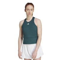 Camiseta Midi Adidas Y-Tank Verde Aurora para Mulheres  Oferta + Barato