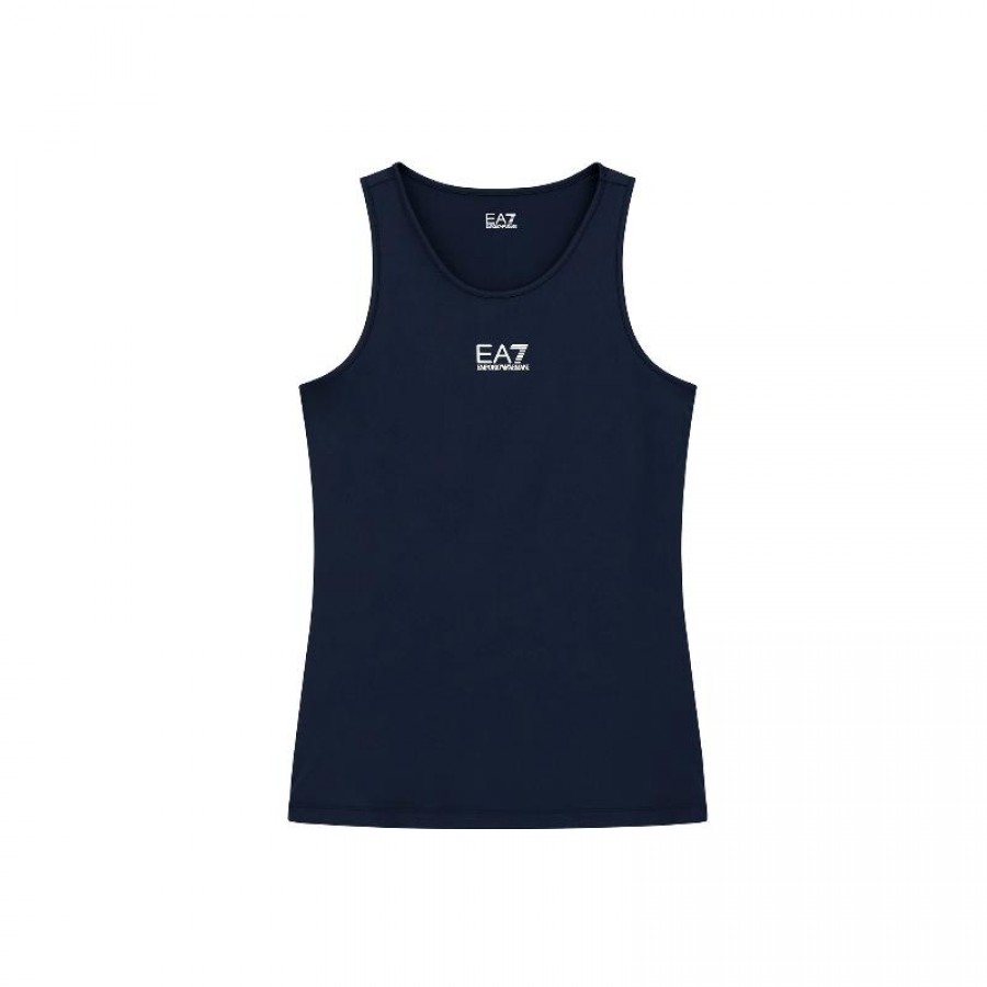 T-shirt femme Armani EA7 Ventus 7 Tennis Pro Bleu foncé