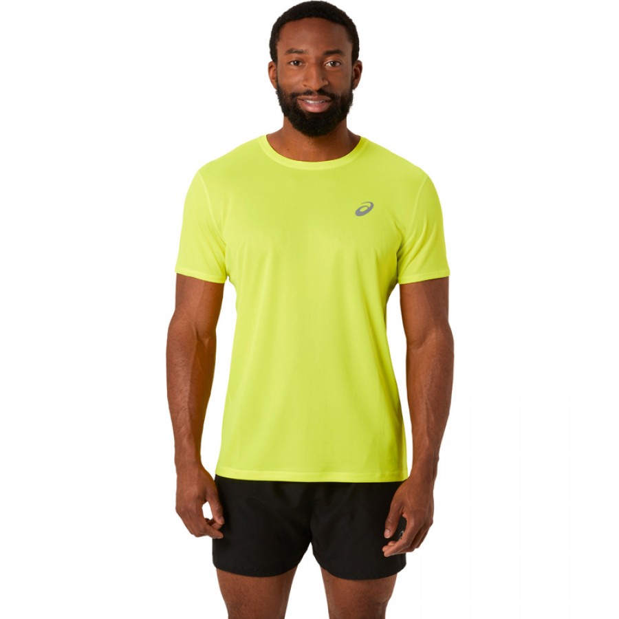 Asics Core Fluorescent Yellow T-shirt  Offer + Cheap