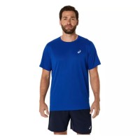 Asics Core SS Top T-Shirt Bleu Electrique  Offre - Pas cher