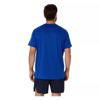 Asics Core SS Top T-Shirt Bleu Electrique  Offre - Pas cher