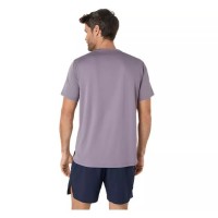 Asics Core SS Top T-Shirt Gris Lavande  Offre - Pas cher
