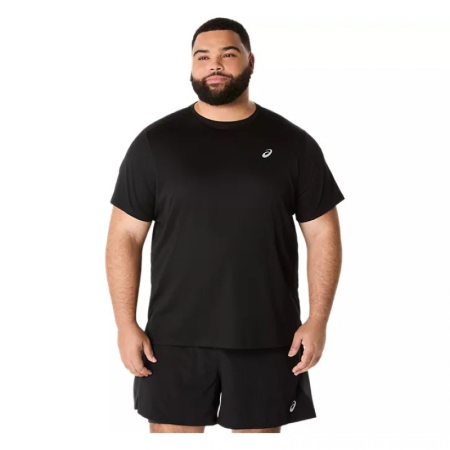 Camiseta Asics Core SS Top Black  Oferta + Barato