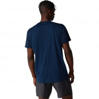 Camiseta Asics Core Top Azul Francia  Offre - Pas cher