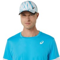 Asics Court Aqua Glossy White T-Shirt  Offre - Pas cher