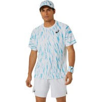 Asics Game Glossy White T-Shirt  Offer + Cheap