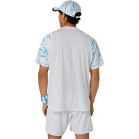 Asics Game Glossy White T-Shirt  Offer + Cheap