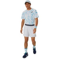 Asics Game Glossy White T-Shirt  Offer + Cheap