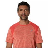 Camiseta Asics Road SS Top Coral Arena  Offer + Cheap