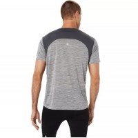 Camiseta Asics Road SS Top Gris  Oferta + Barato