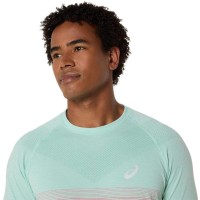 Camiseta Asics Haut SS sans couture Corail Verde  Offre - Pas cher