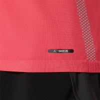 Camiseta Asics Haut SS sans couture Corail Verde  Offre - Pas cher