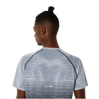 Camiseta Asics Seamless SS Top Negro Performance Gris  Oferta + Barato
