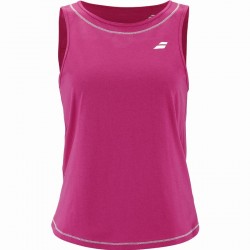 Camiseta Babolat Exercice Cotton Rosa Oscuro Mujer