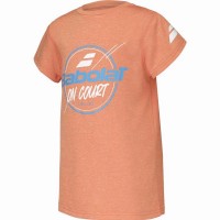 Camiseta Babolat Esercizio Grafico Naranja Junior