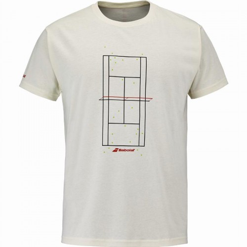 Messaggio dell''Esercitazione Camiseta Babolat Crema