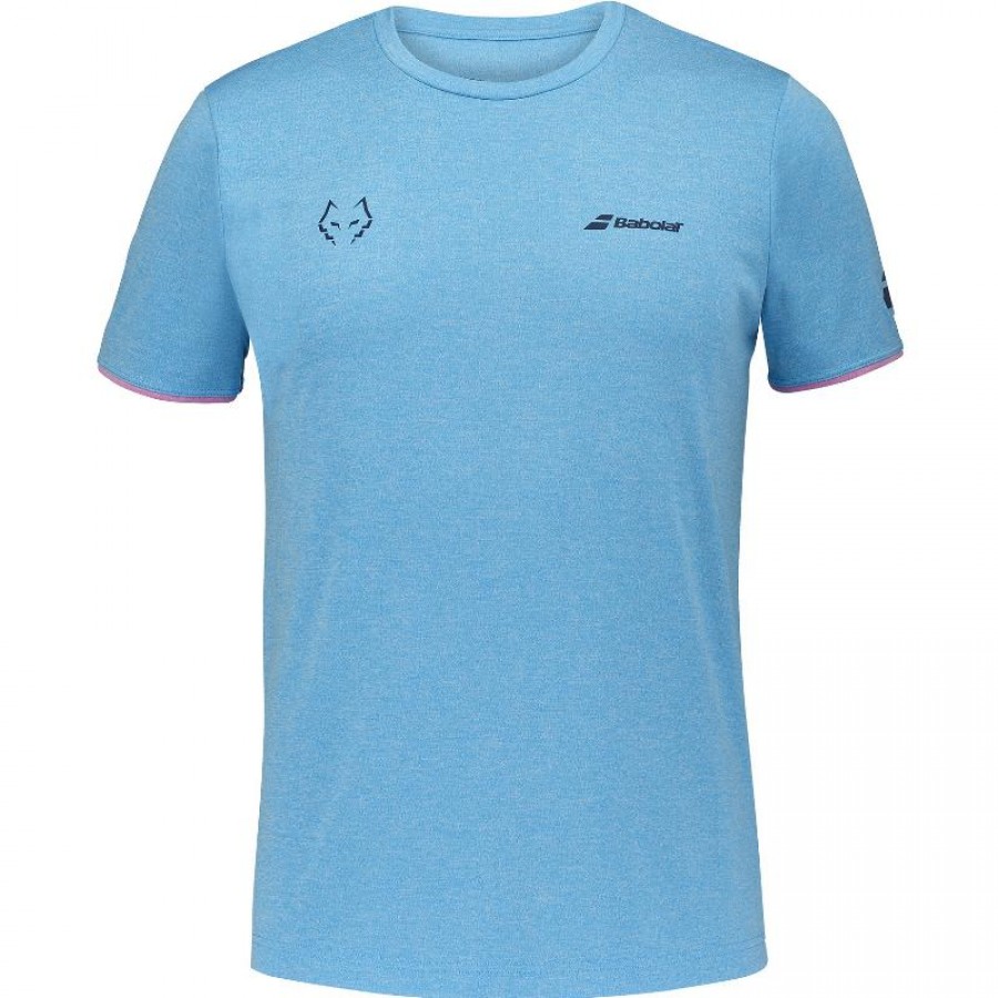 Babolat Juan Lebron Blue Pink T-Shirt  Offer + Cheap