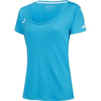 Camiseta Babolat Toca Capsleeve Azul Cian Mujer