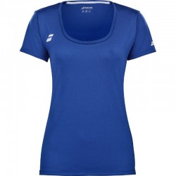 Camiseta Babolat Play Capsleeve Azul Mujer