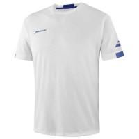 Maglietta Babolat Play Crew Bianco Blu