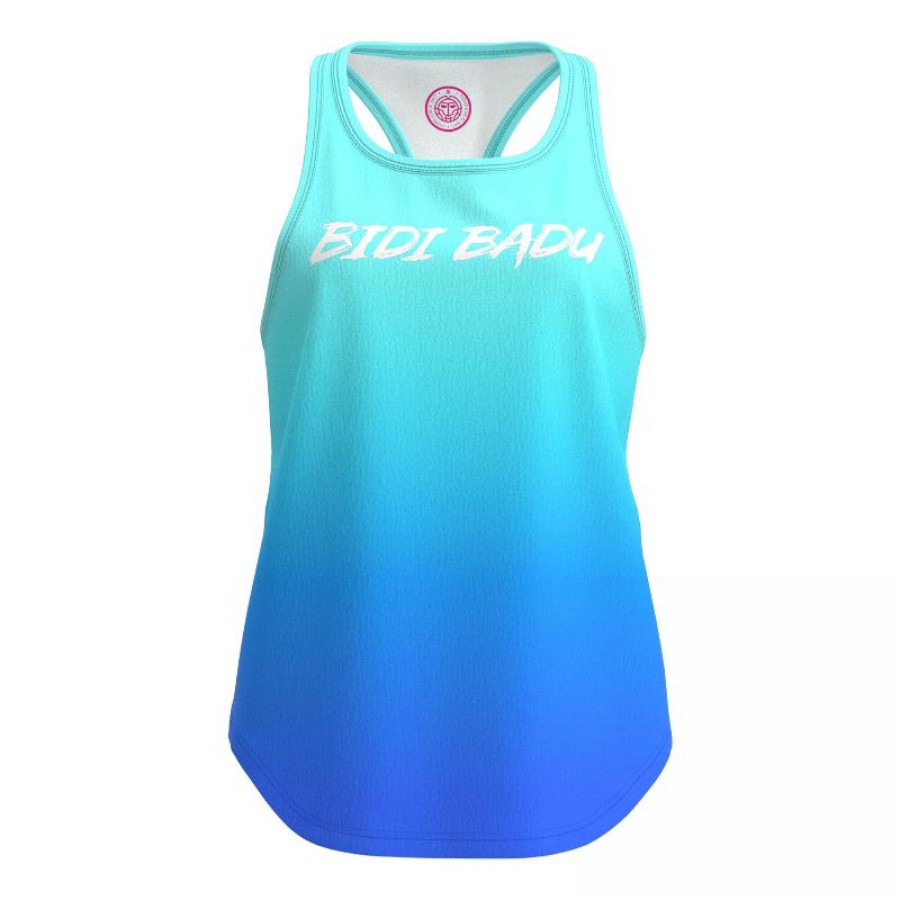 Bidi Badu Colortwist Gradiant Chill Aqua Blue T-Shirt  PADELPOINT Bidi Badu Colortwist Gradiant Chill Aqua Blue T-Shirt