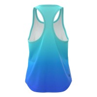 Bidi Badu Colortwist Gradiant Chill Aqua Blue T-Shirt  PADELPOINT Bidi Badu Colortwist Gradiant Chill Aqua Blue T-Shirt