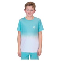 Camiseta Bidi Badu Crew Gradiant Aqua Blanco Junior  Oferta + Barato
