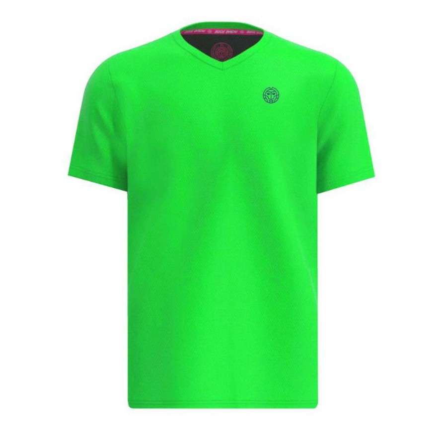 Camiseta Bidi Badu Crew Vert Fluo Dark Azul Junior  Offre - Pas cher