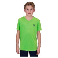 Camiseta Bidi Badu Crew Vert Fluo Dark Azul Junior  Offre - Pas cher