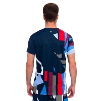 Bidi Badu New York T-Shirt Bleu Fonce Rouge  Offre - Pas cher