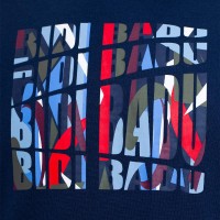 Bidi Badu New York Chill T-shirt rouge bleu fonce  Offre - Pas cher