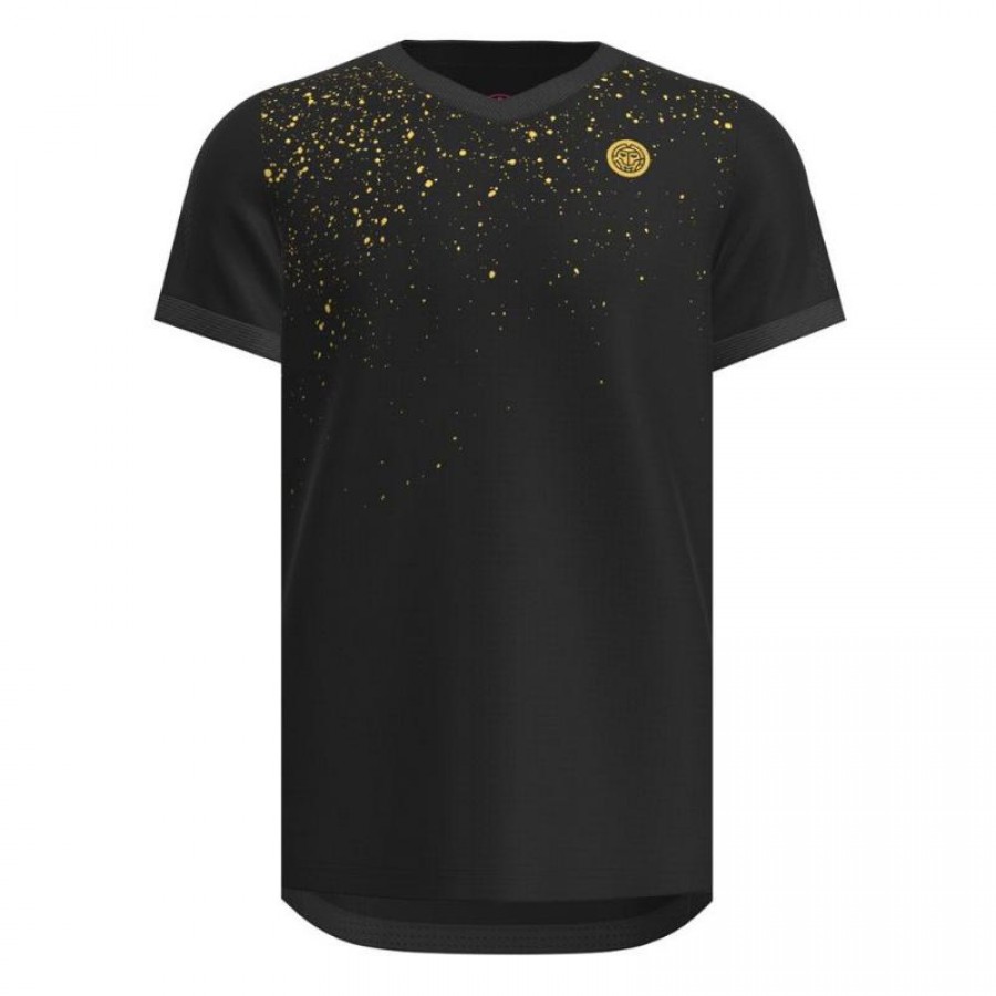 Camiseta Bidi Badu Paris Negro Dorado  Oferta + Barato