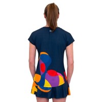 Camiseta Feminina Bidi Badu Twiggy Capsleeve Dark Blue Mix  Oferta + Barato