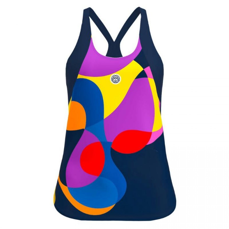 Camiseta Júnior Bidi Badu Twiggy Tank Dark Blue Mix  Oferta + Barato