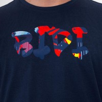 Camiseta Bidi Badu Wild Arts Chill Azul Oscuro Rojo Mix  Oferta + Barato