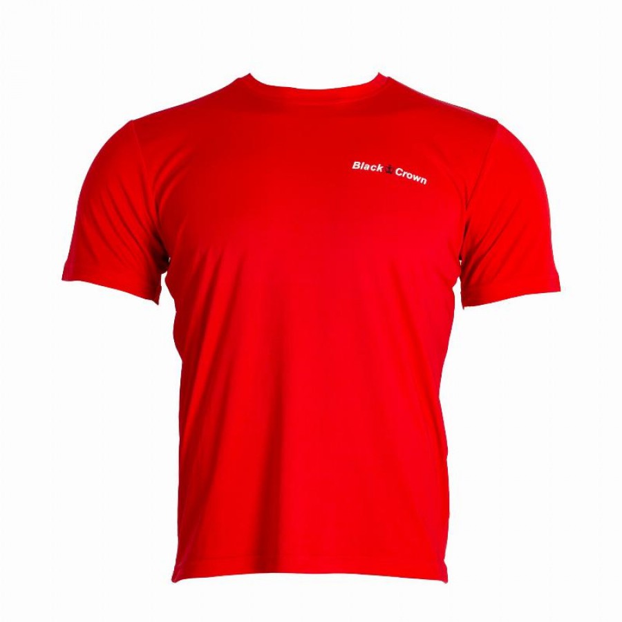 T-shirt noir Crown Inca rouge  Offre - Pas cher