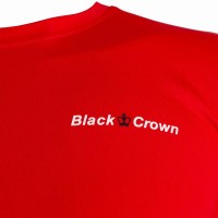 T-shirt noir Crown Inca rouge  Offre - Pas cher