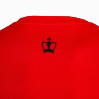 T-shirt noir Crown Inca rouge  Offre - Pas cher